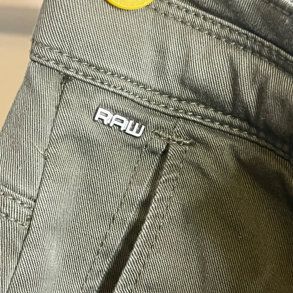 G-Star Raw Women’s 26x28 Green Blossite High Straight Cargo Pants